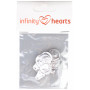 Infinity Hearts Needle Threader Metal - 10 pcs