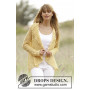 Oasis by DROPS Design - Crochet Jacket Circle with Lace Pattern size S - XXXL