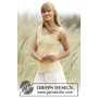 Fresh Lemonade by DROPS Design - Knitted Top with Lace Pattern size XS - XXL