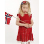 Princess Matilde by DROPS Design - Crochet Dress with fan Pattern and Hair Band size 2 - 10 years