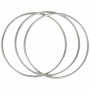 Infinity Hearts Metal ring Silver Dia. 10cm - 3 pcs