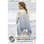 Shades of Sky by DROPS Design - Knitted Jacket Wave Pattern size S - XXXL