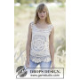 Elvira by DROPS Design - Crochet Top with Squares Pattern size XS - XXL