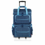 Prym Sewing Machine Trolley/Bag Jeans Blue Cotton 44x22x36cm