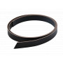 Leather Strap Black 20mm 115-120cm - 1 pcs