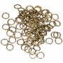 Infinity Hearts Split Ring Iron Bronze 5x0.7mm - 100 pcs