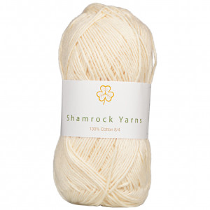 Shamrock Yarns 100% Cotton 8/4 Yarn 03 Off White