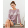 Rosewood by DROPS Design - Knitted Jumper Pattern Sizes S - XXXL