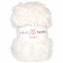 Infinity Hearts Crocus Fur Yarn 01 White