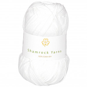 Shamrock Yarns 100% Cotton 8/4 Yarn 02 White