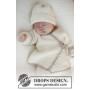 Bedtime Stories by DROPS Design - Knitted Baby Wrap Cardigan Pattern Size premature - 4 years