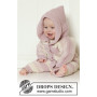 Playdate by DROPS Design - Knitted Baby Overall with Hood Pattern Size 0 months - 4 years
