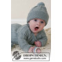 Little Prince by DROPS Design - Knitted Baby Jacket, Hat, Mittens and Booties Pattern Size 1 months - 3 years
