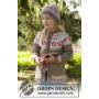 Prairie Fairy by DROPS Design - Knitted Jacket with round yoke and Nordic Pattern size 3 - 12 years
