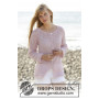 Pink Connection Cardigan by DROPS Design - Jacket Lace Pattern Size S - XXXL