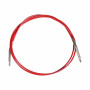 Infinity Hearts Cable for Interchangeable Circular Knitting Needles Red 56cm (80cm incl. needles)
