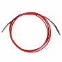 Infinity Hearts Cable for Interchangeable Circular Knitting Needles Red 96cm (120cm incl. needles)