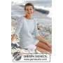 Sea Nymph by DROPS Design - Jumper with Lace Pattern Size S - XXXL