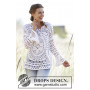 Janis by DROPS Design - Crochet Jumper Lace Pattern Size S - XXXL
