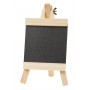 Mini Easel Wood with Black Canvas 12x18cm