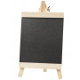 Mini Easel Wood with Black Canvas 16x23cm