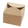 Folding Paper Box Nature 70x70x50mm - 2 pcs