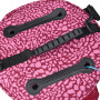 Infinity Hearts Yarn Bag/Knitting Bag Round Pink with Print 38x28cm