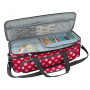 Infinity Hearts Storage Bag Red with Dots 57x20x20cm