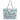 Infinity Hearts Yarn Bag/Shoulder Bag Light blue with Print 36x14x30cm