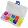Infinity Hearts Stitch Markers/Marking Rings Metal 10 Assorted colors - 500 pcs