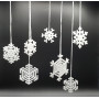 Bead Snowflake by Rito Krea - pattern 6x6-9x9cm - 7 pc