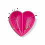 Prym Magnetic Needle Pad Heart Pink 80x80x26mm
