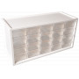 Infinity Hearts Drawer / Cabinet / Storage 520 Plastic 20 Drawers 37.8x15.4x18.9cm