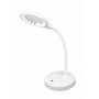 Kleiber LED Table Lamp with Magnifier White 28.5cm