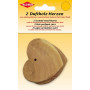 Kleiber Moth-free/Mothballs Hearts Red cedar Wood 7.5x6.5cm - 2 pcs