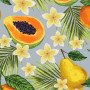 Cotton Jersey Print Fabric 150cm 005 Fruit - 50cm