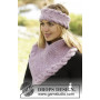 Braided Warmth by DROPS Design - Knitted Head band and Neck Warmer Set Pattern S- L