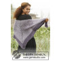 Get the Point by DROPS Design - Knitted Triangular Shawl Pattern 164x70 cm
