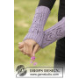 Sweet Verbena by DROPS Design - Knitted Set with Hat, Neck and Wrist Warmers Pattern size S - L