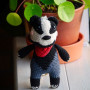 Bruce The Badger by Rito Krea - Bear Crochet pattern 15cm