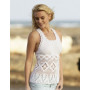Aphrodite by DROPS Design - Crochet Top with Fans and Star Pattern Size S - XXXL