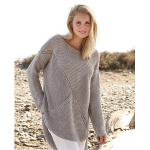 Hugs and kisses by DROPS Design - Knitted Jumper Pattern size S - XXXL