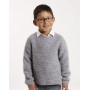 Modest Michael by DROPS Design - Knitted Jumper in Garter Stitch Pattern size 12 months - 10 years