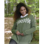 Nordkapp by DROPS Design - Knitted Jumper with Multi-colour Norwegian Pattern size S - XXXL