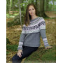 Telemark by DROPS Design - Knitted Jumper with Multi-coloured Norwegian Pattern size S - XXXL
