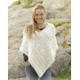 Snow Beads by DROPS Design - Knitted Poncho with different Patterns size S -XXXL
