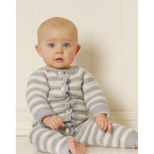 Baby Blues by DROPS Design - Crochet Baby Overall Pattern size 0 months - 4 years