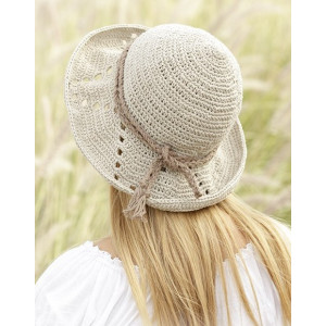 My Girl by DROPS Design - Crochet Hat Pattern 54/58 cm