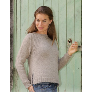 Wednesday Mood by DROPS Design - Knitted Jumper Pattern Sizes S - XXXL