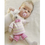Mrs. Bunny by DROPS Design - Knitted Baby Toy Pattern
